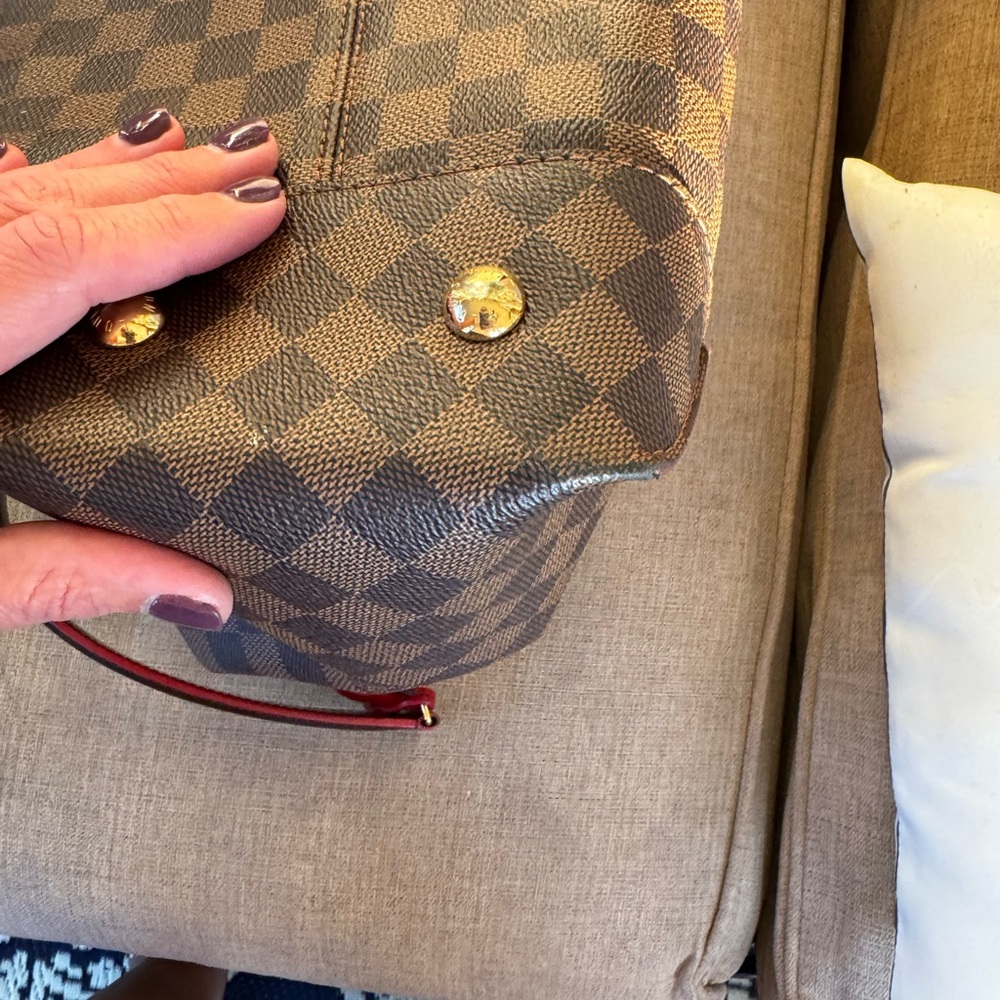 ๐ Louis Vuitton HOBO MM Damier Cerise - Picture 5 of 16